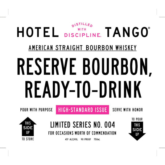 Hotel Tango Reserve Bourbon Limited Series No. 004 - Main Street Liquor