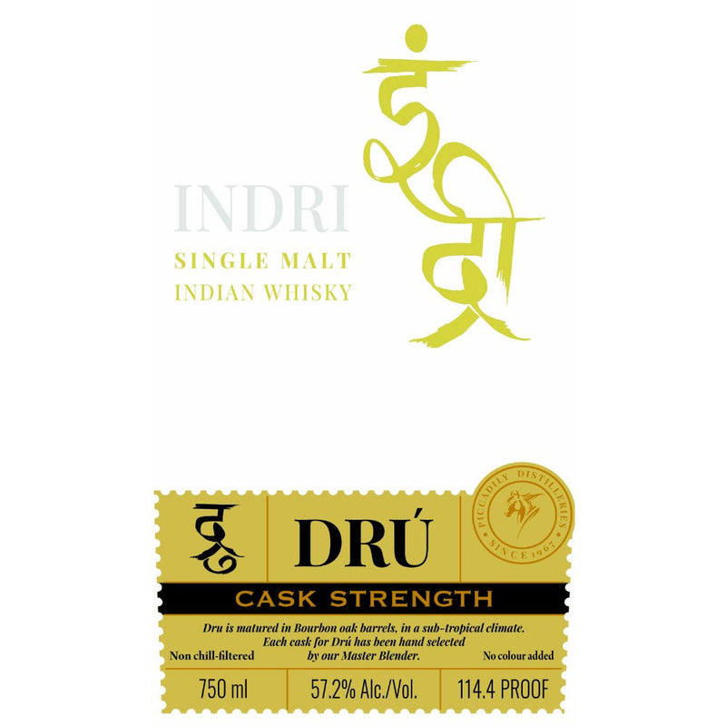Load image into Gallery viewer, Indri Drú Cask Strength Single Malt Indian Whisky - Main Street Liquor
