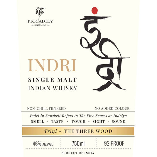 Indri Single Malt Indian Whisky Trīni - Main Street Liquor