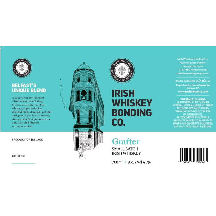 Irish Whiskey Bonding Co. Grafter Irish Whiskey - Main Street Liquor