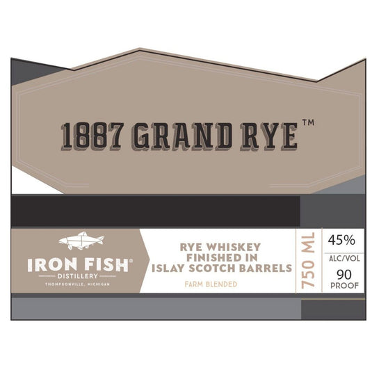 Iron Fish 1887 Grand Rye - Main Street Liquor