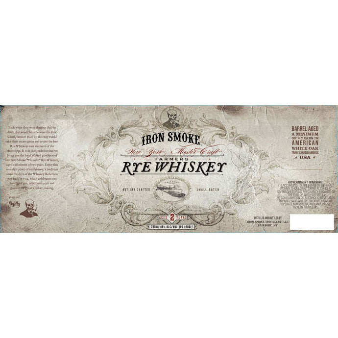 Iron Smoke Farmers Rye Whiskey - Main Street Liquor