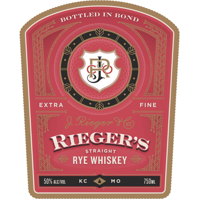 Load image into Gallery viewer, J. Rieger’s 6 Year Old Bottled in Bond Straight Rye - Main Street Liquor
