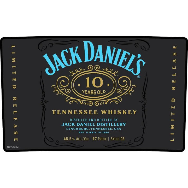Jack Daniel's 10 Year Old Batch 03 Limited Release - Main Street Liquor