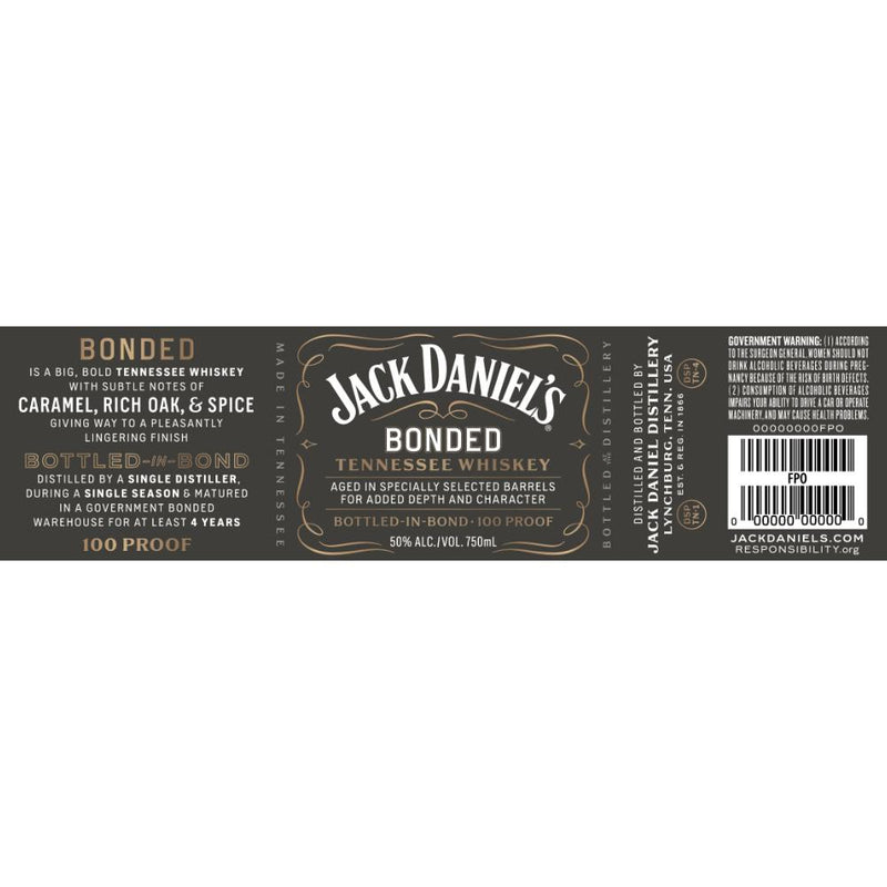Load image into Gallery viewer, Jack Daniel&#39;s Bonded 100 Proof - Main Street Liquor
