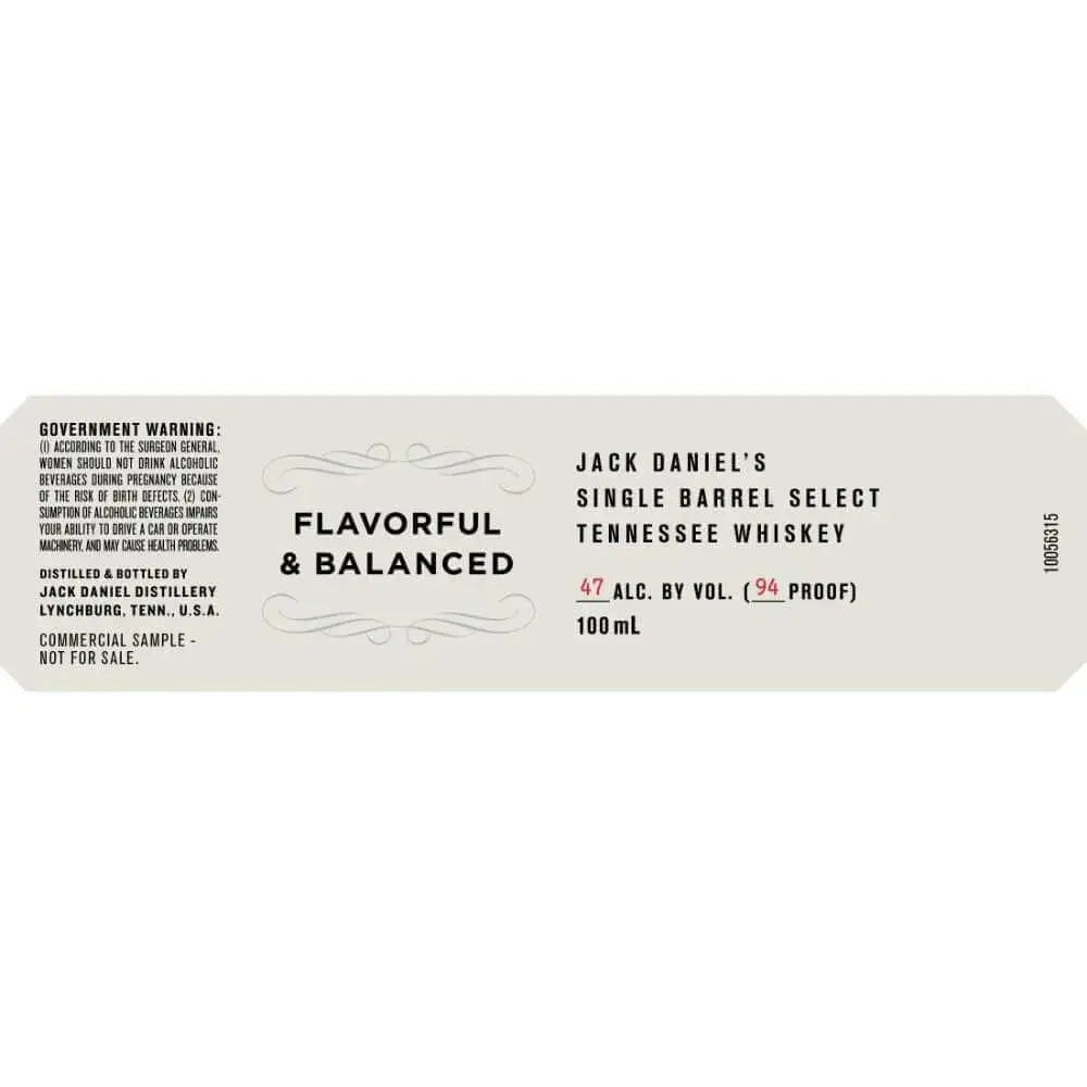 Jack Daniel’s Flavorful &amp; Balanced Single Barrel Select - Main Street Liquor