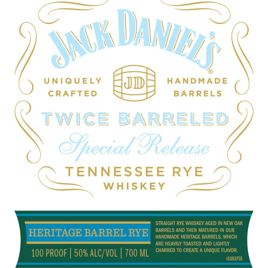 Jack Daniel's Twice Barreled Tennessee Rye 2023 Release - Main Street Liquor