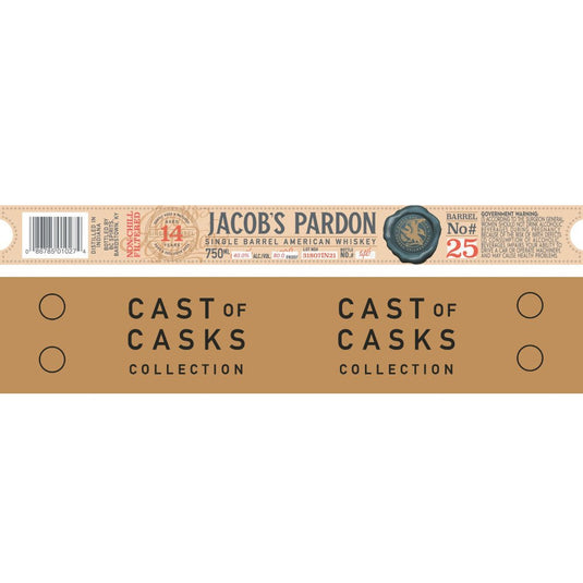 Jacob’s Pardon Cast of Casks 14 Year Old Barrel No