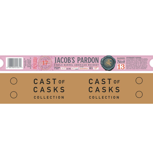 Jacob‘s Pardon Cast of Casks 17 Year Old Barrel No
