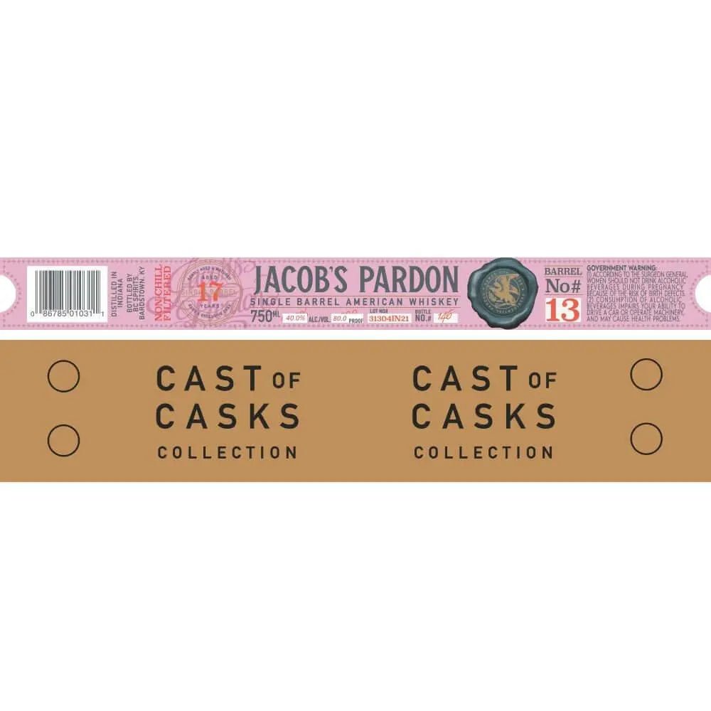 Jacob‘s Pardon Cast of Casks 17 Year Old Barrel No 13 - Main Street Liquor