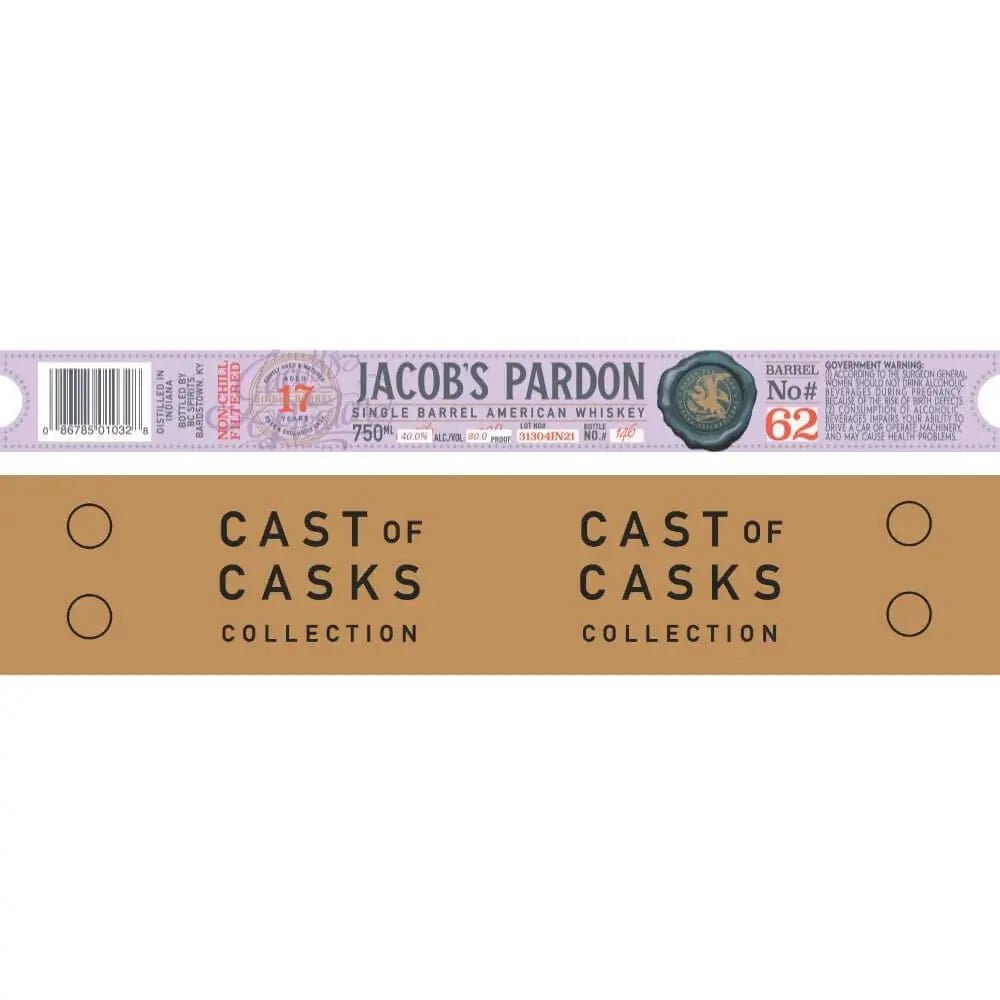 Jacob‘s Pardon Cast of Casks 17 Year Old Barrel No 62 - Main Street Liquor