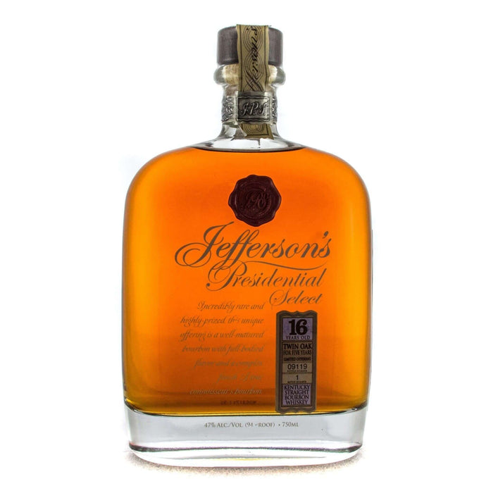 Jefferson’s Presidential Select 16 Year Old - Main Street Liquor