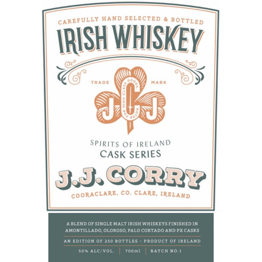 J.J. Corry Spirits of Ireland Cask Series Batch 1 - Main Street Liquor