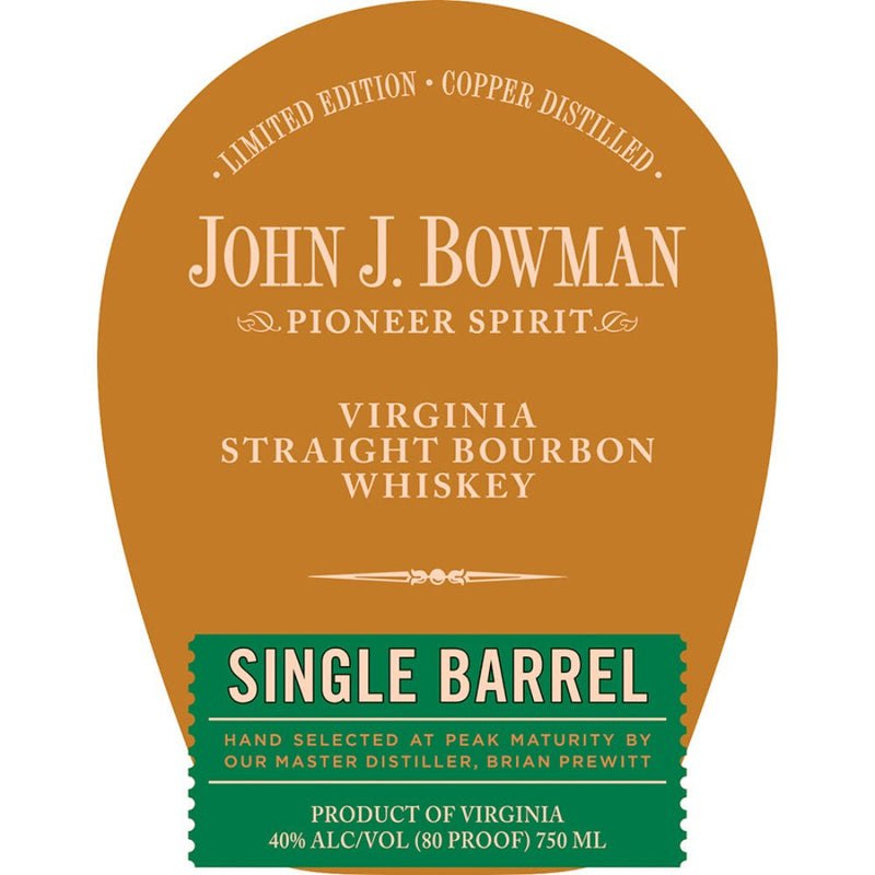 Load image into Gallery viewer, John J. Bowman Single Barrel Bourbon Limited Edition - Main Street Liquor
