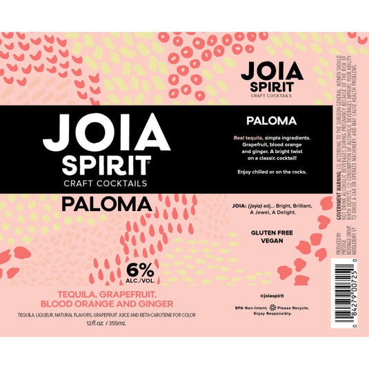 Joia Spirit Paloma 4pk - Main Street Liquor