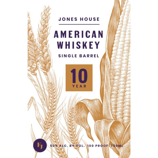 Jones House 10 Year Old Single Barrel American Whiskey - Main Street Liquor