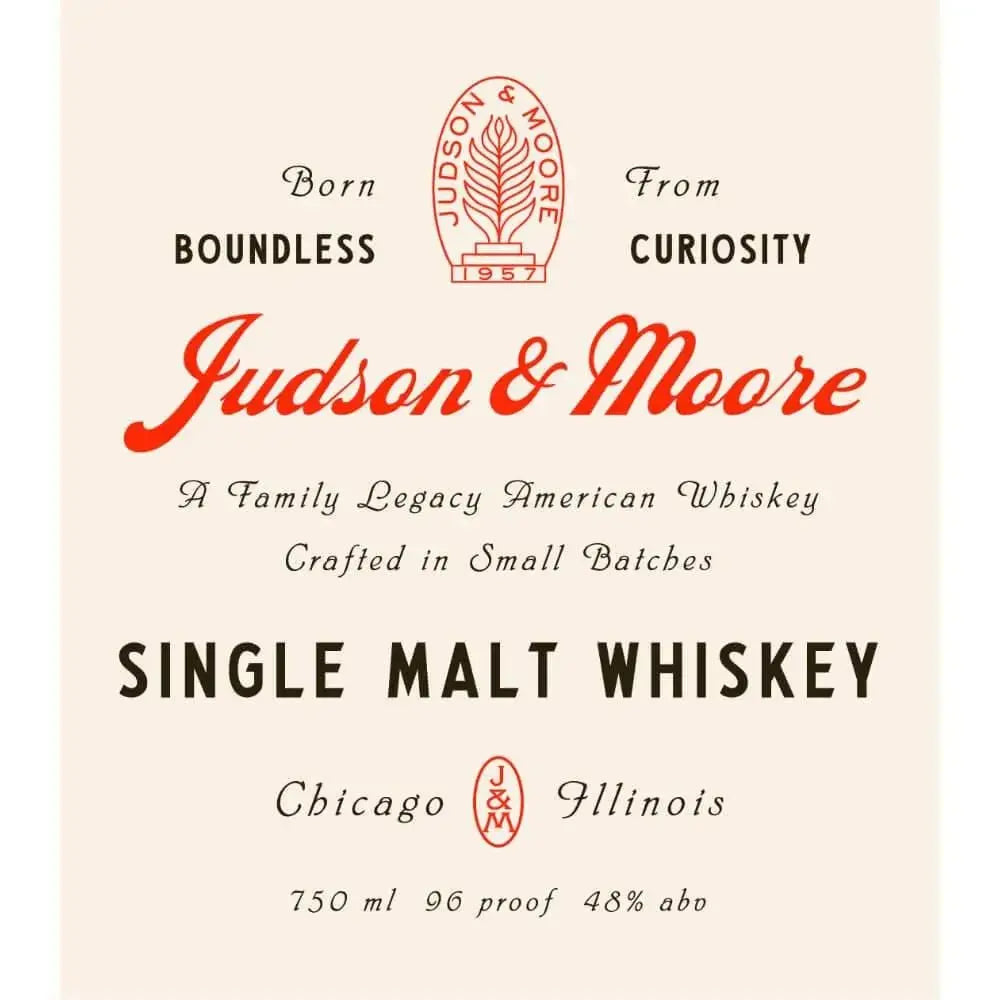 Judson &amp; Moore Single Malt Whiskey - Main Street Liquor