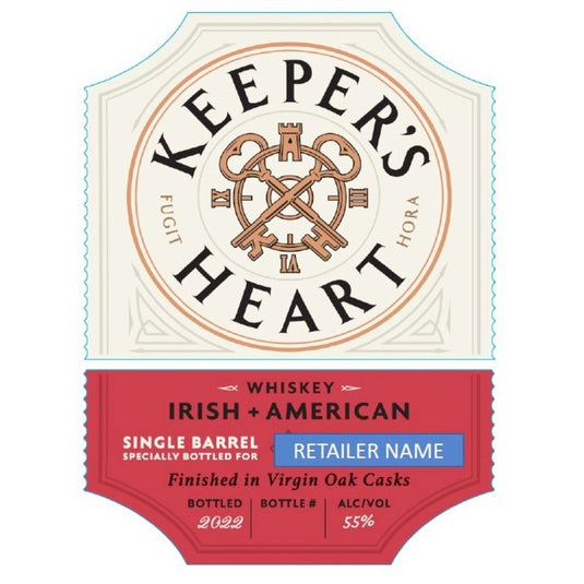 Keeper’s Heart Single Barrel Whiskey Irish + American - Main Street Liquor