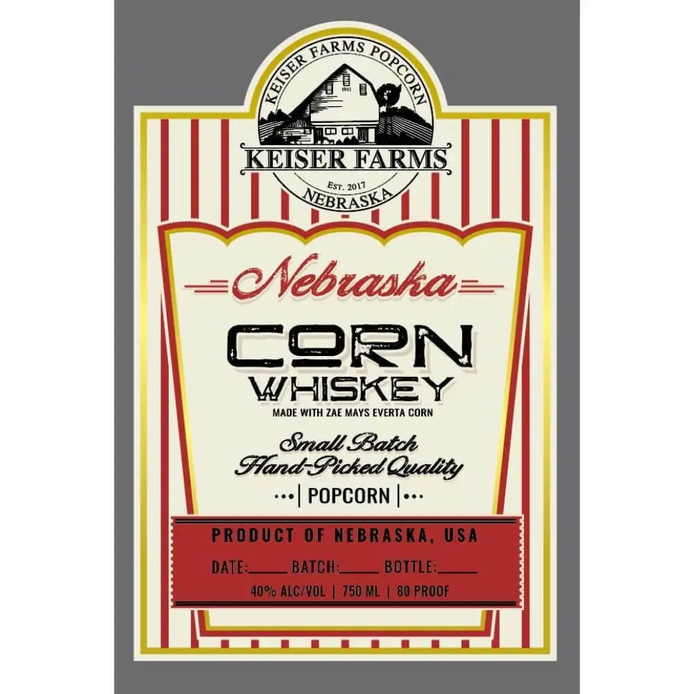 Keiser Farms Nebraska Corn Whiskey - Main Street Liquor
