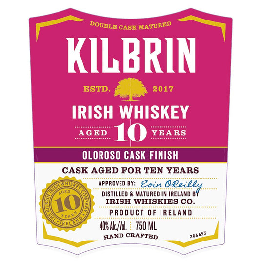 Kilbrin 10 Year Old Oloroso Cask Finish - Main Street Liquor