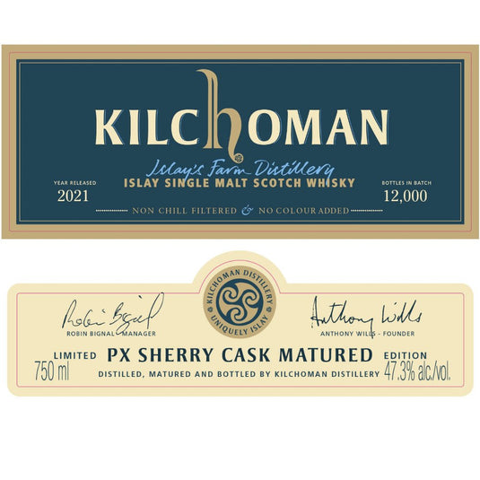 Kilchoman PX Sherry Cask Matured 2021 - Main Street Liquor