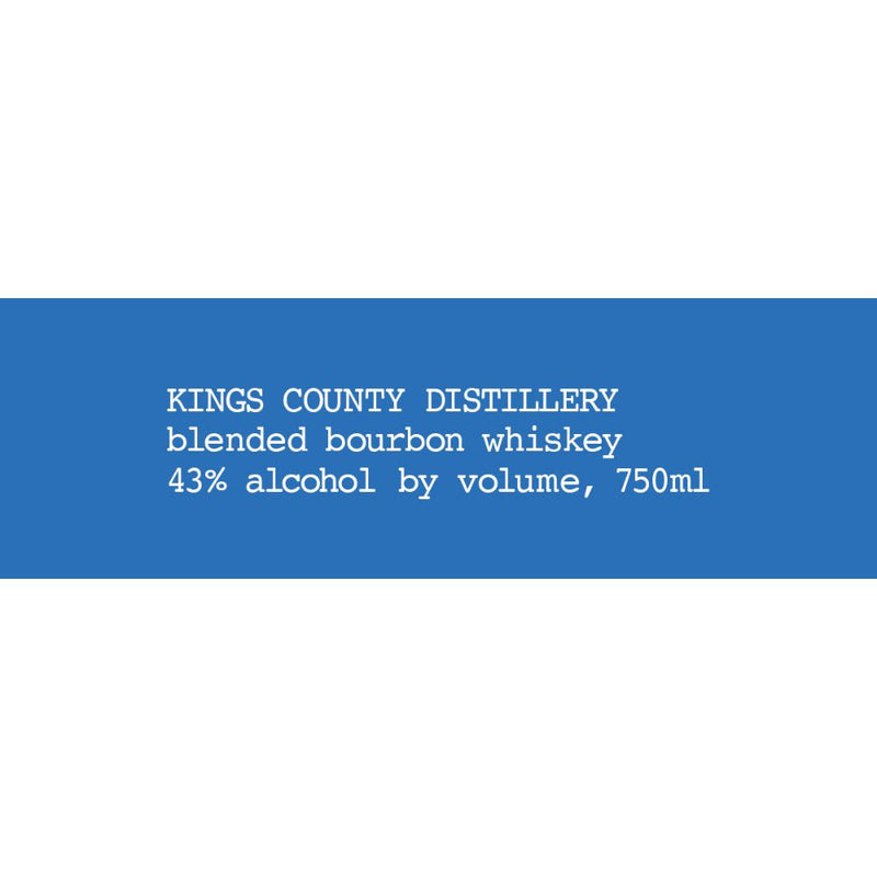 Load image into Gallery viewer, Kings County Blended Bourbon - Main Street Liquor
