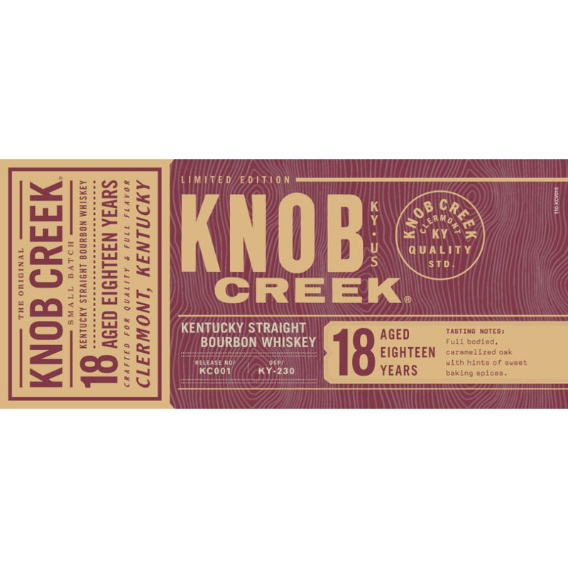 Load image into Gallery viewer, Knob Creek 18 Year Old Bourbon Limited Edition - Main Street Liquor
