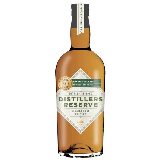 KO Distilling Distiller’s Reserve Bottled in Bond Rye Whiskey - Main Street Liquor