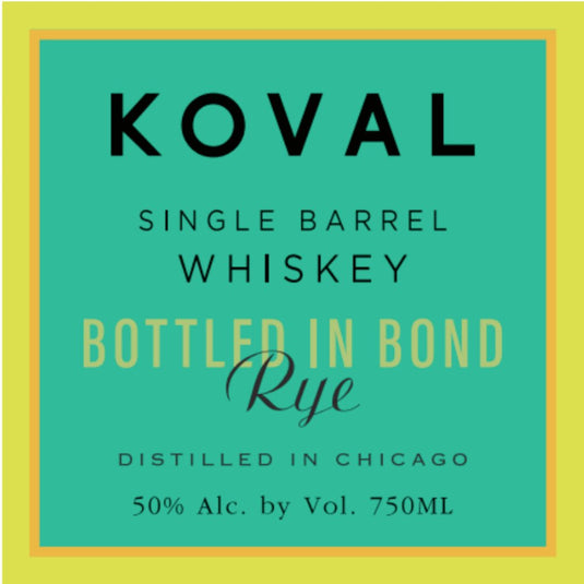 Koval Bottled in Bond Rye - Main Street Liquor
