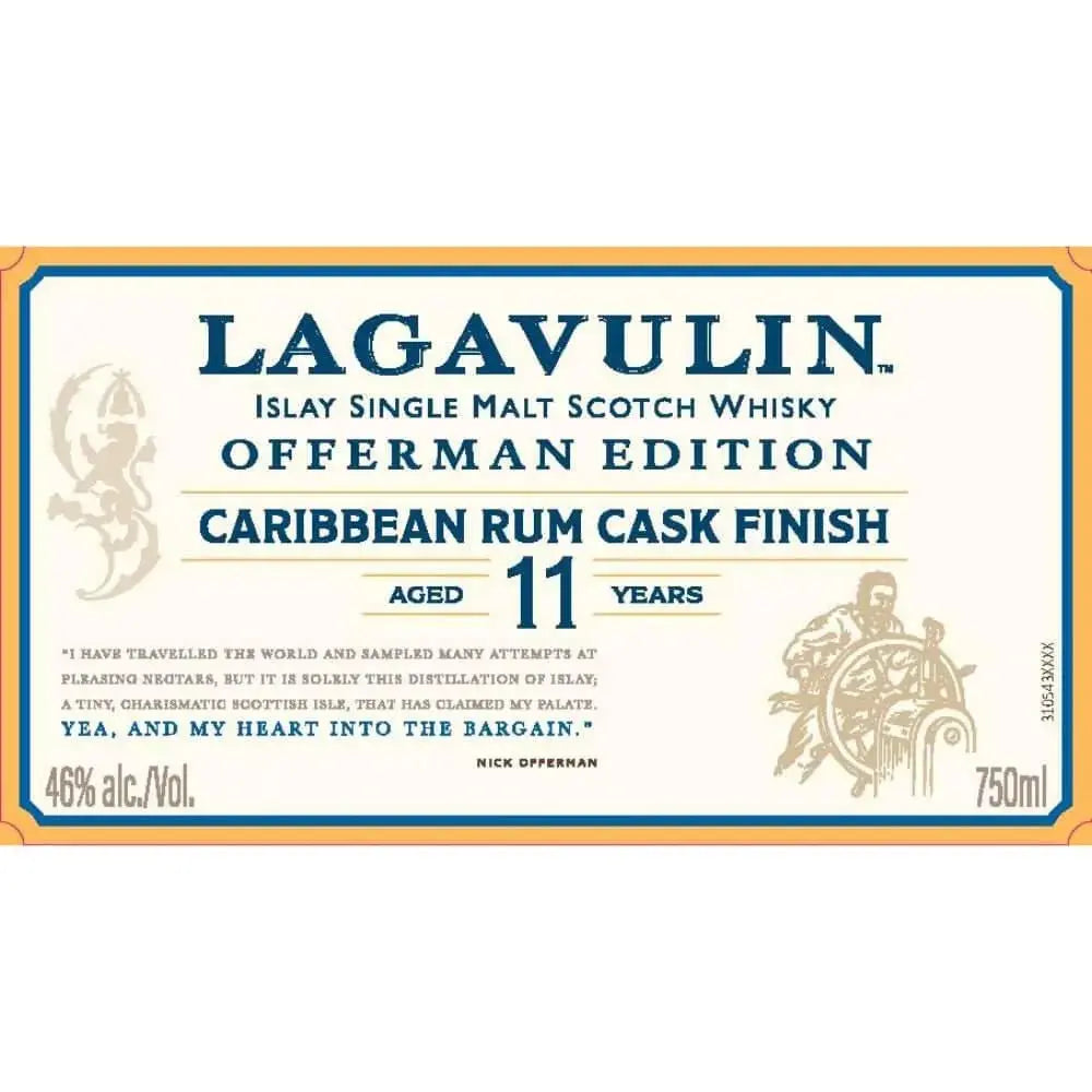 Lagavulin Offerman Edition 11 Year Caribbean Rum Cask Finish - Main Street Liquor