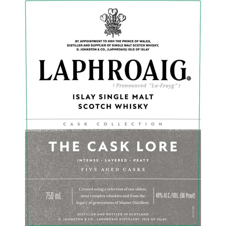 Laphroaig Cask Collection The Cask Lore - Main Street Liquor