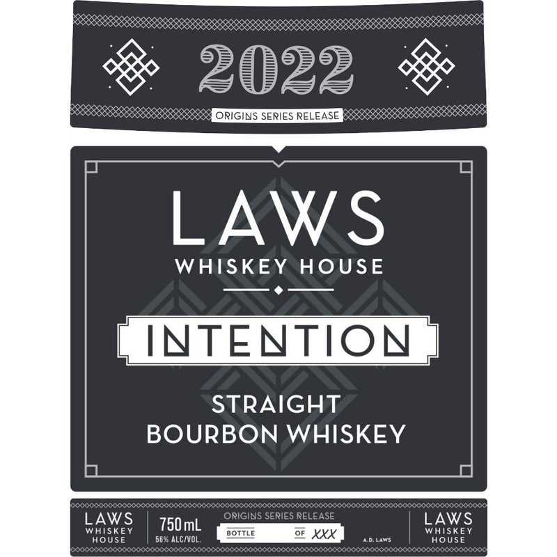 Load image into Gallery viewer, Laws Intention Straight Bourbon Origins Series 2022 - Main Street Liquor
