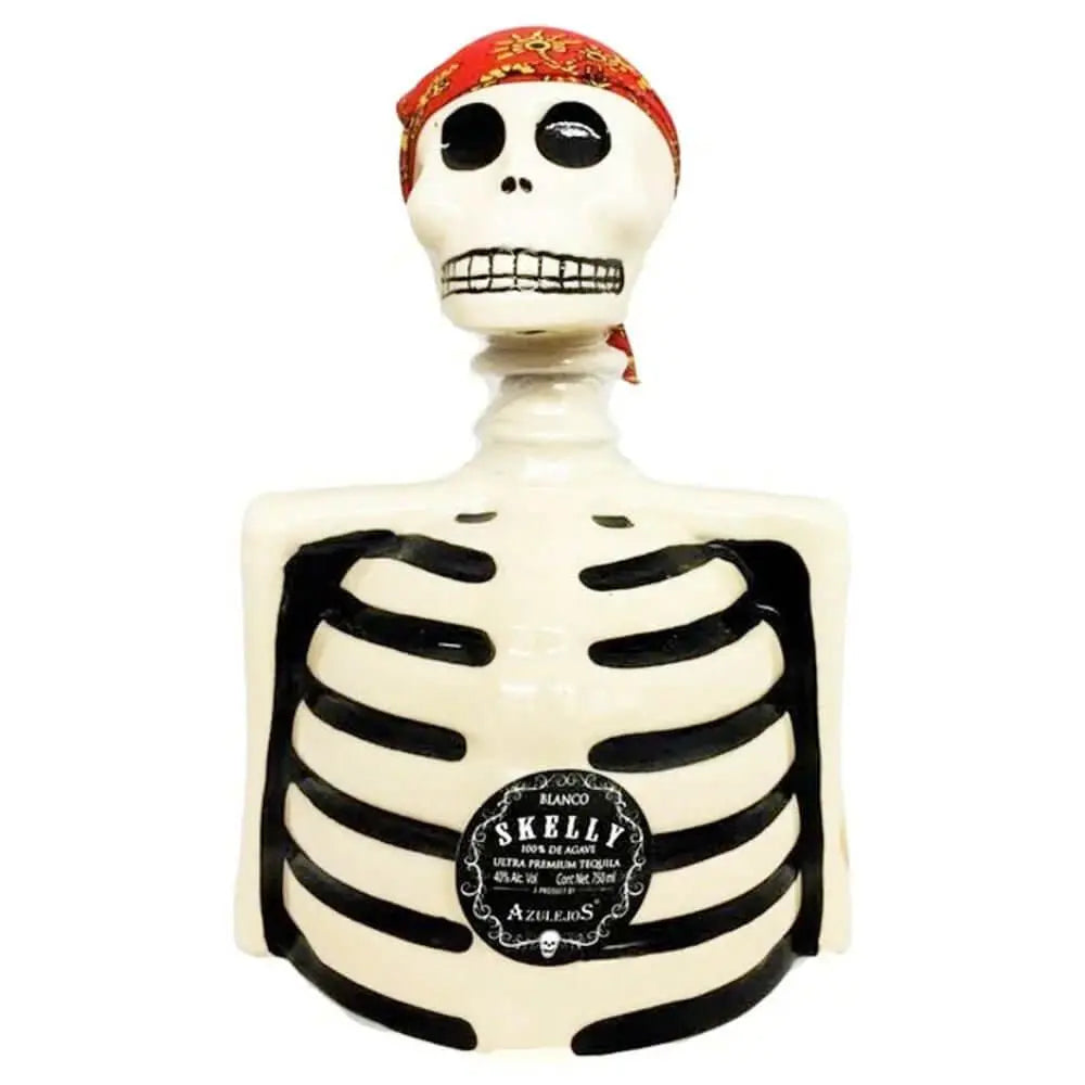 Los Azuelas Skelly Blanco Tequila - Main Street Liquor