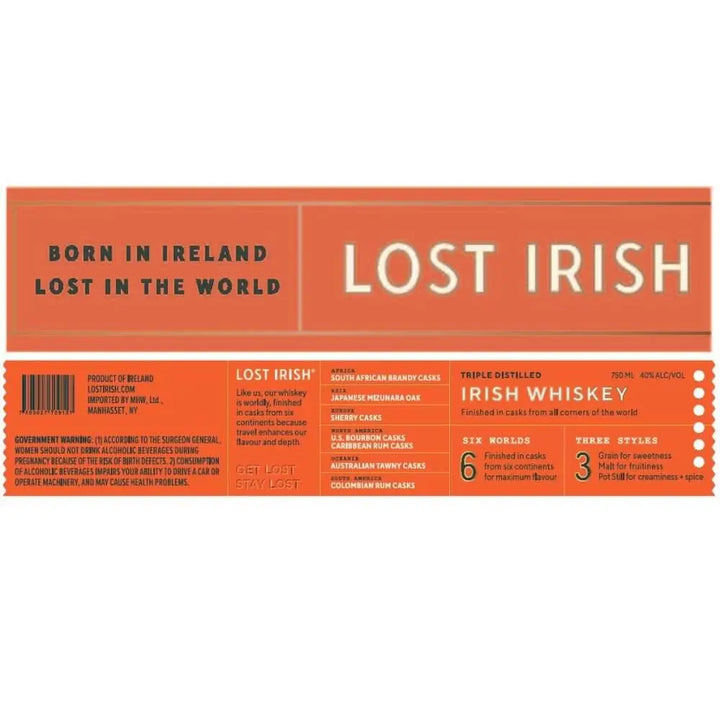 Lost Irish Whiskey - Main Street Liquor