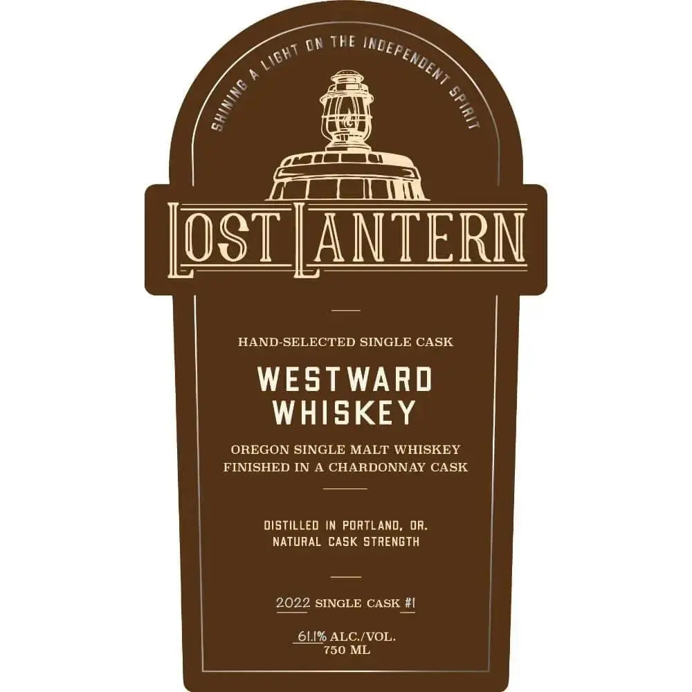 Lost Lantern Westward Whiskey Chardonnay Cask Finished - Main Street Liquor