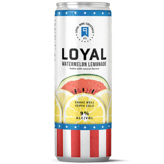 Loyal 9 Cocktails Watermelon Lemonade 4 Pack - Main Street Liquor