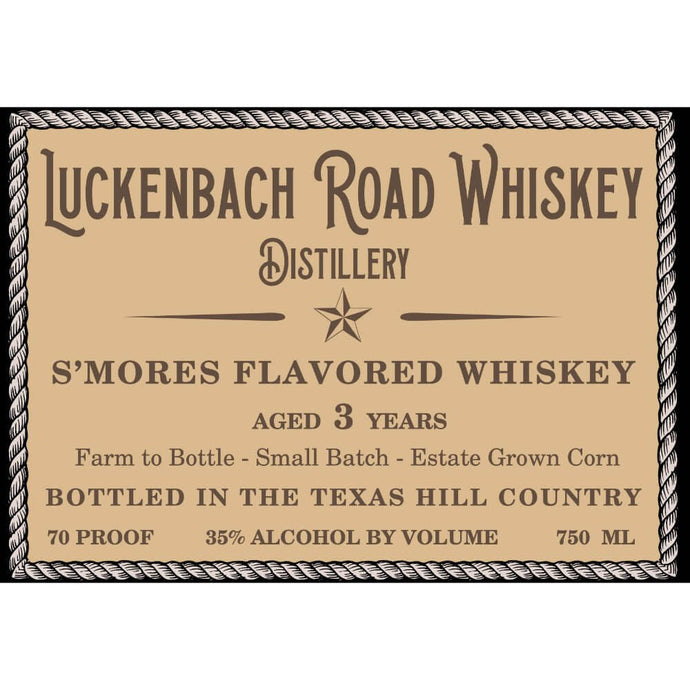 Luckenbach Road S’mores Flavored Whiskey - Main Street Liquor