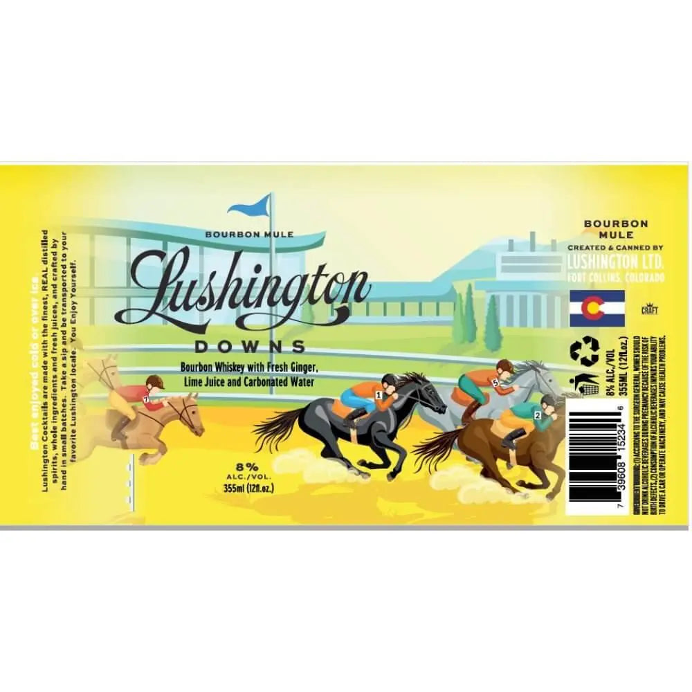 Lushington Bourbon Mule Canned Cocktail - Main Street Liquor