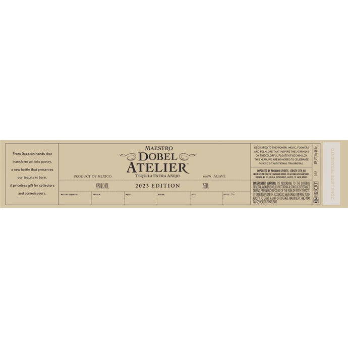 Maestro Dobel Atelier Extra Anejo 2023 Edition - Main Street Liquor