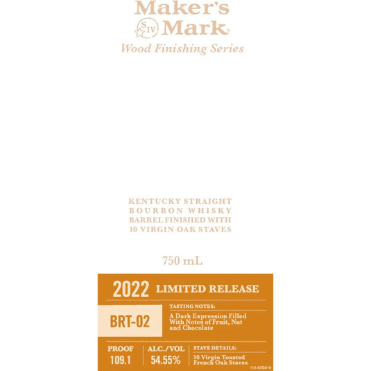 Maker’s Mark BRT-02 Wood Finishing Series 2022 - Main Street Liquor
