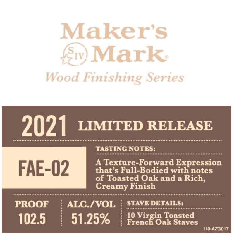 Load image into Gallery viewer, Maker’s Mark FAE-02 Wood Finishing Series 2021 - Main Street Liquor
