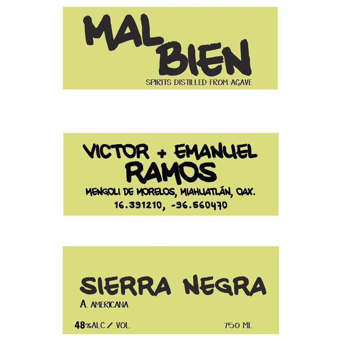 Mal Bien Victor + Emanuel Ramos Sierra Negra - Main Street Liquor