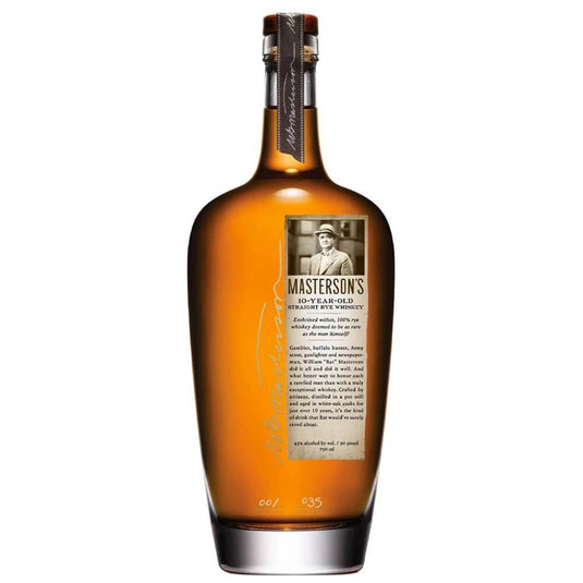 Masterson's 10 Year Old Rye Whiskey - Main Street Liquor