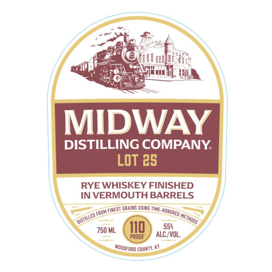 Midway Lot 25 Rye Finished in Vermouth Barrels - Main Street Liquor