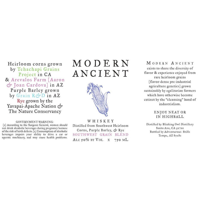 Modern Ancient Whiskey Southwest Grain Blend - Main Street Liquor