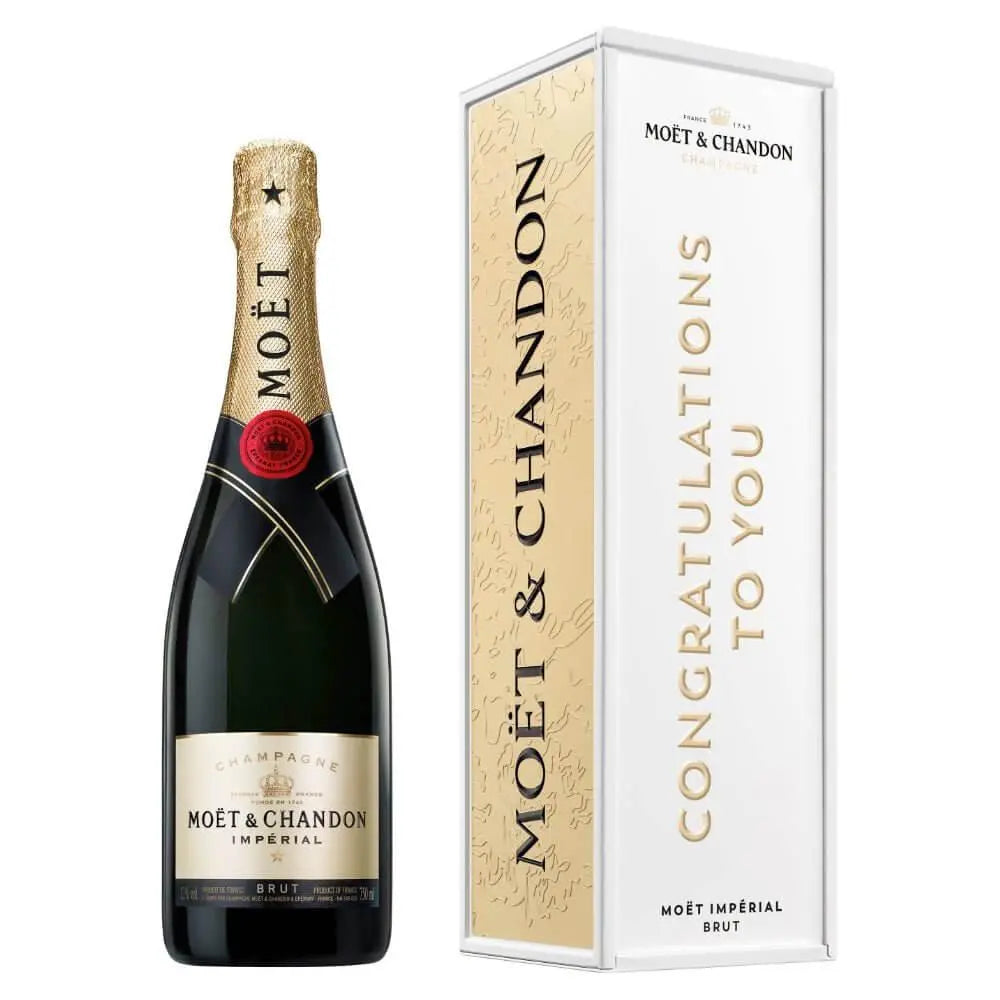 Moët Impérial Brut "Congratulations To You" Metal Box - Main Street Liquor