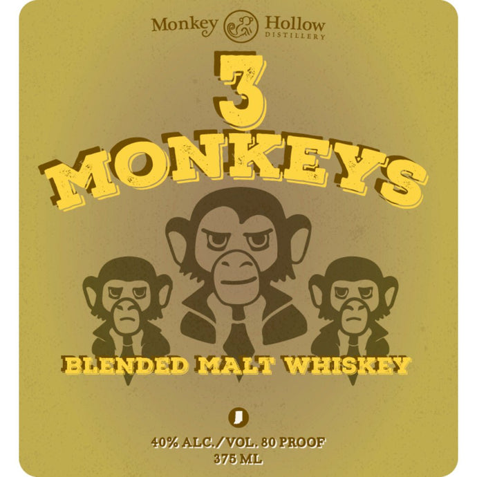 Monkey Hollow 3 Monkeys Blended Malt Whiskey - Main Street Liquor