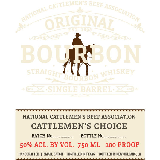 National Cattlemen's Beef Association Original Bourbon - Main Street Liquor