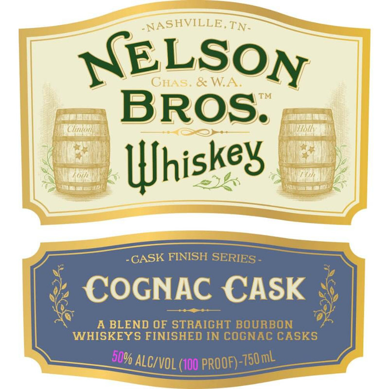 Load image into Gallery viewer, Nelson Bros Cognac Cask Finished Straight Bourbon - Main Street Liquor
