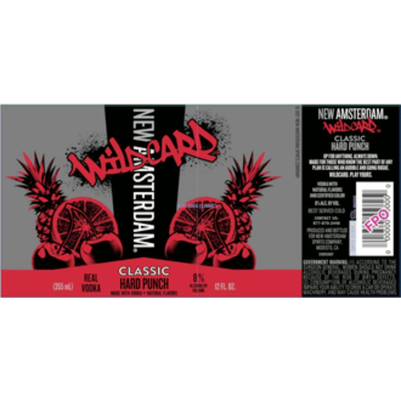 Load image into Gallery viewer, New Amsterdam Wildcard Classic Hard Punch 4PK - Main Street Liquor
